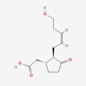 molecular formula C12H18O4 B1664528 12-Hydroxyjasmonic acid CAS No. 140631-27-2