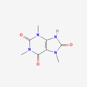 molecular formula C8H10N4O3 B1664534 1,3,7-三甲基尿酸 CAS No. 5415-44-1