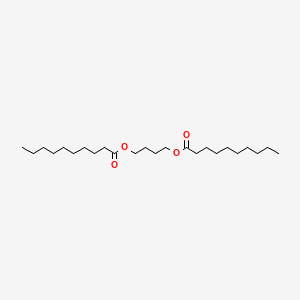 molecular formula C24H46O4 B1664546 1,4-Butanediol bisdecanoate CAS No. 26719-50-6