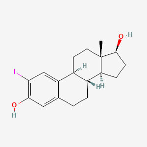 molecular formula C18H23IO2 B1664554 2-Iodoestradiol CAS No. 24381-12-2