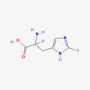 molecular formula C6H8IN3O2 B1664555 2-碘组氨酸 CAS No. 25167-98-0