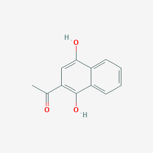 molecular formula C12H10O3 B1664556 1-(1,4-二羟基-2-萘基)乙酮 CAS No. 40420-48-2