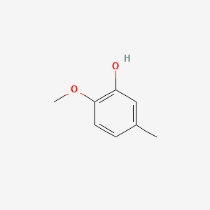 molecular formula C8H10O2 B1664560 2-Methoxy-5-methylphenol CAS No. 1195-09-1