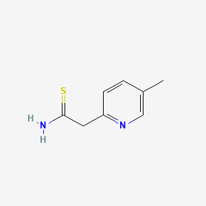 B1664575 2-Pyridineacetamide, 5-methylthio- CAS No. 31293-09-1