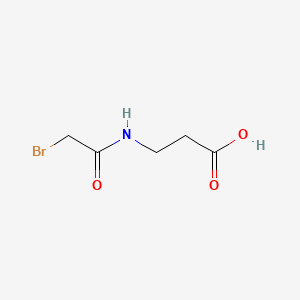 molecular formula C5H8BrNO3 B1664580 3-(2-溴乙酰胺基)丙酸 CAS No. 89520-11-6