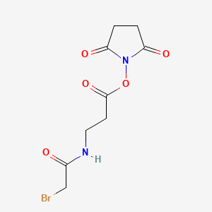 molecular formula C9H11BrN2O5 B1664581 Succinimidyl 3-(bromoacetamido)propionate CAS No. 57159-62-3