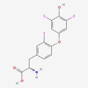 molecular formula C15H12I3NO4 B1664584 3,3',5'-Triiodo-L-thyronine CAS No. 5817-39-0