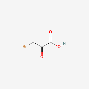 molecular formula C3H3BrO3 B1664594 bromopyruvic acid CAS No. 113-59-3