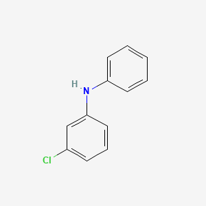molecular formula C12H10ClN B1664595 3-Chlorodiphenylamine CAS No. 101-17-7