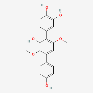 molecular formula C20H18O6 B1664598 3-Hydroxyterphenyllin CAS No. 66163-76-6