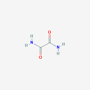 molecular formula C2H4N2O2 B166460 Oxamide CAS No. 471-46-5