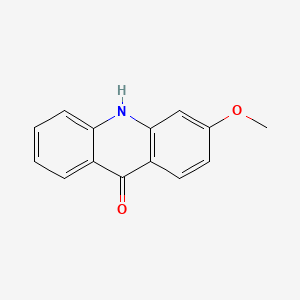 molecular formula C14H11NO2 B1664607 3-Methoxyacridin-9-one CAS No. 61736-68-3