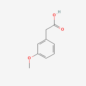 molecular formula C9H10O3 B1664608 3-甲氧基苯乙酸 CAS No. 1798-09-0