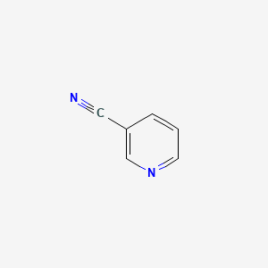 molecular formula C6H4N2 B1664610 3-Cyanopyridine CAS No. 100-54-9