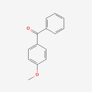 molecular formula C14H12O2 B1664615 4-Methoxybenzophenone CAS No. 611-94-9