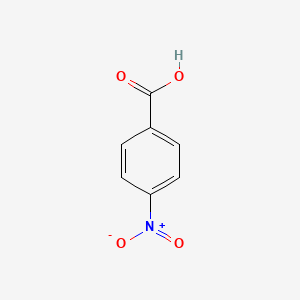 molecular formula C7H5NO4<br>HOOCC6H4NO2<br>C7H5NO4 B1664617 4-Nitrobenzoic acid CAS No. 62-23-7