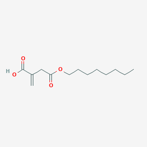 molecular formula C13H21O4- B1664619 4-Octyl itaconate CAS No. 3133-16-2
