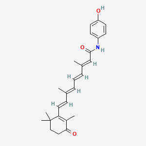 molecular formula C26H31NO3 B1664621 4-Oxofenretinide CAS No. 865536-65-8