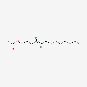 molecular formula C15H28O2 B1664627 (E)-4-十三碳烯-1-乙酸酯 CAS No. 72269-48-8