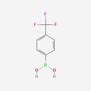 molecular formula C7H6BF3O2 B1664628 4-(Trifluoromethyl)phenylboronic acid CAS No. 128796-39-4
