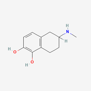 B1664636 5,6-Dihydroxy-2-methylaminotetralin CAS No. 39478-89-2
