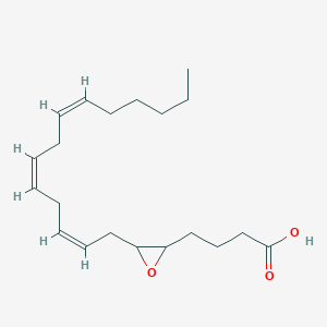 molecular formula C20H32O3 B1664637 5,6-环氧-8Z,11Z,14Z-二十碳三烯酸 CAS No. 87173-80-6