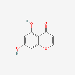 molecular formula C9H6O4 B1664638 5,7-二羟基香豆素 CAS No. 31721-94-5
