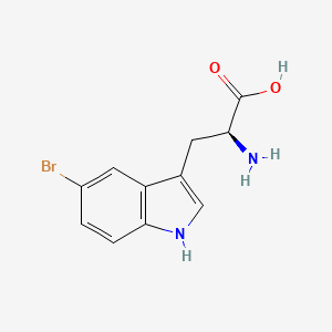 molecular formula C11H11BrN2O2 B1664643 (S)-2-Amino-3-(5-bromo-1H-indol-3-yl)propanoic acid CAS No. 25197-99-3
