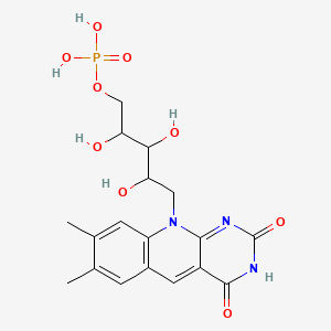 molecular formula C18H22N3O9P B1664648 5-Deaza-fmn CAS No. 36408-16-9