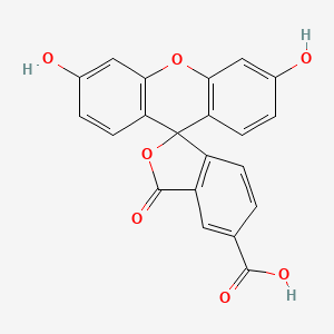 molecular formula C21H12O7 B1664652 5-羧基荧光素 CAS No. 76823-03-5