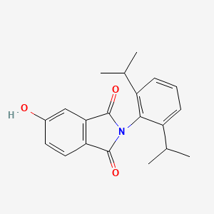 molecular formula C20H21NO3 B1664654 2-(2,6-Diisopropylphenyl)-5-hydroxyisoindoline-1,3-dione CAS No. 105624-86-0