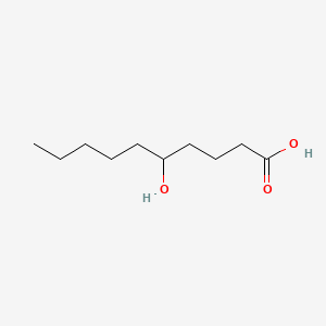 molecular formula C10H20O3 B1664656 5-Hydroxydecanoic acid CAS No. 624-00-0