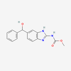 molecular formula C16H15N3O3 B1664658 5-Hydroxymebendazole CAS No. 60254-95-7