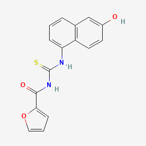 N-[(6-hydroxynaphthalen-1-yl)carbamothioyl]furan-2-carboxamide