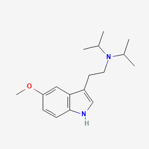 molecular formula C17H26N2O B1664662 5-Methoxy-N,N-diisopropyltryptamine CAS No. 4021-34-5
