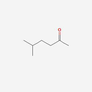 molecular formula C7H14O<br>CH3CO(CH2)2CH(CH3)2<br>C7H14O B1664664 5-Methyl-2-hexanone CAS No. 110-12-3