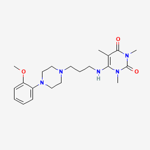 molecular formula C21H31N5O3 B1664665 5-甲基乌拉地尔 CAS No. 34661-85-3