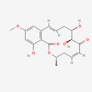 molecular formula C19H22O7 B1664670 5Z-7-Oxozeaenol CAS No. 253863-19-3