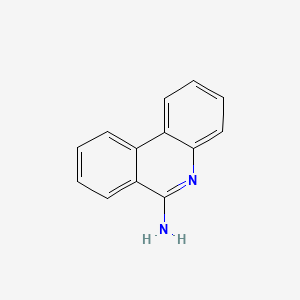 molecular formula C13H10N2 B1664678 6-Aminophenanthridine CAS No. 832-68-8