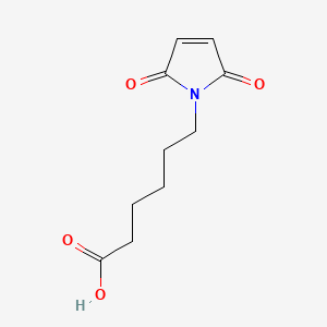 molecular formula C10H13NO4 B1664687 6-马来酰亚胺己酸 CAS No. 55750-53-3