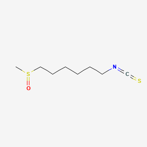 molecular formula C8H15NOS2 B1664690 1-Isothiocyanato-6-(methylsulfinyl)hexane CAS No. 4430-35-7