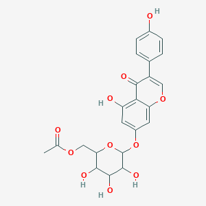 molecular formula C23H22O11 B1664691 6''-O-Acetylgenistin CAS No. 73566-30-0