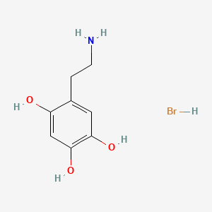 molecular formula C8H12BrNO3 B1664694 6-羟基多巴胺氢溴酸盐 CAS No. 636-00-0