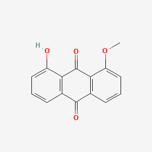 molecular formula C15H10O4 B1664695 1-羟基-8-甲氧基蒽醌-9,10-二酮 CAS No. 5539-66-2