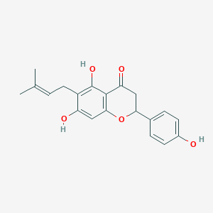 molecular formula C20H20O5 B1664696 6-Prenyl-rac-naringenin CAS No. 68682-01-9