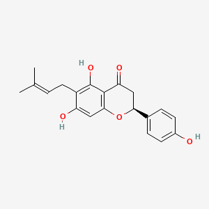 molecular formula C20H20O5 B1664697 6-Prenylnaringenin CAS No. 68236-13-5