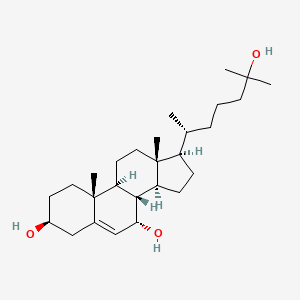 molecular formula C27H46O3 B1664703 7alpha,25-Dihydroxycholesterol CAS No. 64907-22-8