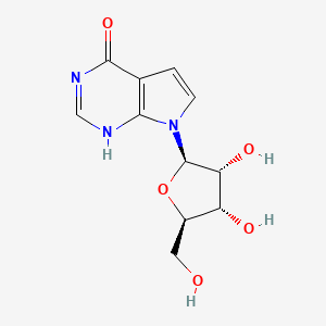 molecular formula C11H13N3O5 B1664705 7-脱氮次黄嘌呤 CAS No. 2862-16-0