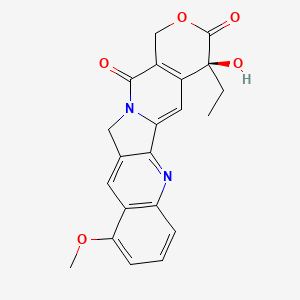 molecular formula C21H18N2O5 B1664710 9-甲氧基喜树碱 CAS No. 39026-92-1