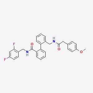 molecular formula C30H26F2N2O3 B1664714 A1899 CAS No. 498577-46-1